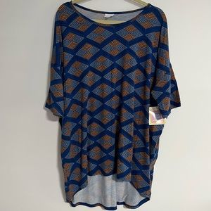 LuLaRoe Irma Tunic size 2XL